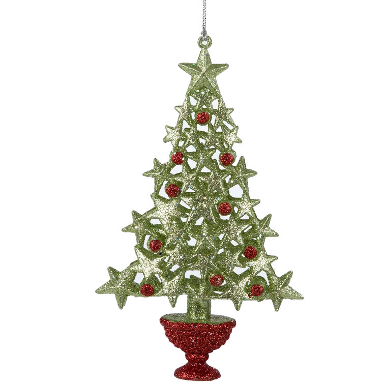 The Holiday Aisle® Acrylic Tree Hanging Shaped Ornament & Reviews Wayfair